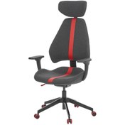 Resim IKEA Yüksekliği ayarlanabilen oyuncu sandalyesi, Baş detekli, Emniyet tekerli 