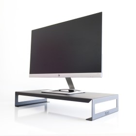 Resim Hansdo Monitör Standı - Monitör Yükseltici - Laptop Standı - Metal - Siyah - Sms3bl 