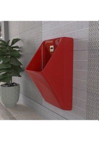 Resim Lucco Loop 32 CM Fotoselli Pisuvar Kırmızı 