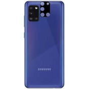Resim Canpay Samsung Galaxy A31 Uyumlu Lens Kamera Koruyucu Full Hd 3d Tempered Cam 