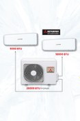 Resim Mitsubishi Multi Klima Sistemi 9000+18000 BTU İÇ 28000 DIŞ 