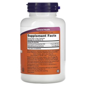 Resim NOW Foods Vegetarian Glucosamine & MSM 120 Veg Caps 