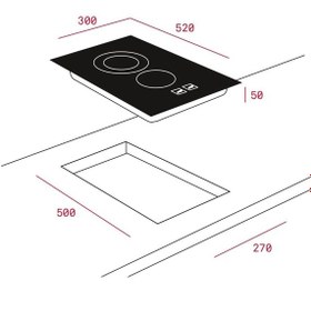 Resim Teka IR 3200 Siyah İndüksiyonlu Ankastre Ocak 