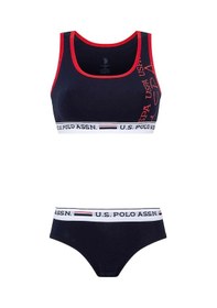 Resim U.S. Polo Assn. Kadın Lacivert Büstiyer Şort Takım 66255 Lacivert 