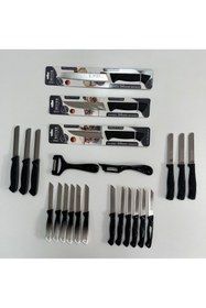 Resim Solingen PRO Çeyiz Paketi SİYAH 23 Parça + (Solingen Bez Hediyeli) 