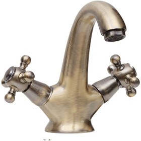 Resim Lider Koç Antik Kartal Lavabo Bataryası Lüx Pirinç 