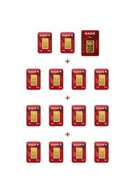Resim Nadir Gold 24 Ayar 19 Gram Külçe Altın 1 Adet 5 Gram Külçe Altın + 14 Adet 1 Gram Külçe Altın 