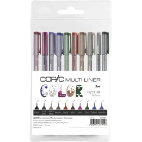 Resim Copic Multiliner Classic Color 10'lu Set 