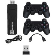 Resim 64 GB 10000 Oyunlu 4K Android TV Stick ve Retro Siyah Oyun Konsolu Winex