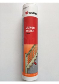 Resim Würth Asetat Silikon Şeffaf Genel Amaçlı 310 Ml Birinci Kalite Şeffaf 