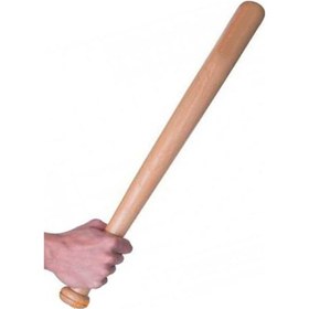 Resim Beyzbol Sopası 55cm Dişbudak Ağacından Bezbol Sopası Kahverengi 