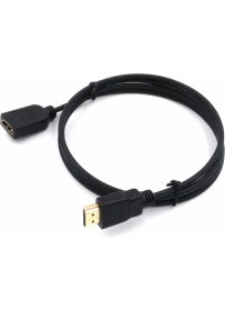 Resim Hq Speed HDMI Uzatma Kablosu 0.5m 4K | HDMI Erkek Dişi Kısa Uzatma - TV Konsol Dar Alan 
