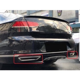 Resim Vw Passat B8 2015-2018 Arka Rline Görünüm Egzoz - B8 Egzoz Ucu 