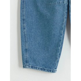 Resim LC Waikiki Lcw Kids Mavi Loose Fit Kız Çocuk Jean Pantolon 