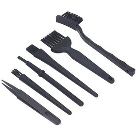 Resim Maiyame 6'li Antistatik Temizleme Seti: Fırça Ve Cımbız İçeren Pratik Ev Aleti Temizleyici 