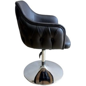 Resim Tepsi Ayaklı Bekleme Koltuğu Kapitone Desenli Suni Deri Döküm S 