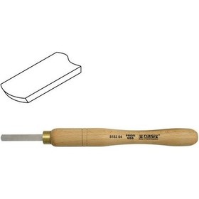 Resim Narex 818304 Hss Mini Ahşap Torna Bıçağı Yuvarlak Kazıyıcı Ağız 8 