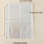 Resim 10 adet A5 Dosya Dolum Çantaları, 7.62 cm 12.7 cm PP Toplama Kitap Kılıfları 