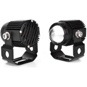 Resim Pazly 12v Mini Su Geçirmez Led Proje Işığı - 3000lm, 2 Adet, Araba İçin 
