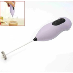 Resim Mini Mixer Kahve Süt Köpürtücü Karıştırıcı Cappucino Mikser - Pratik Pilli Köpürtücü Yeşil 