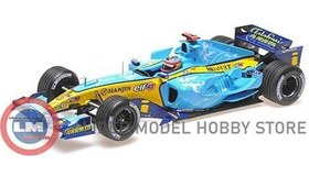 Resim 1:18 Minichamps 2005 Renault F1 Team R25 Fernando Alonso 2nd Place British GP 