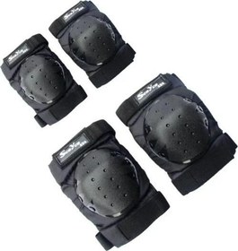 Resim Motosiklet Dizlik Dirseklik Set Bantla Sıkma Özellikli Motor Dizlik Dirseklik Takımı 