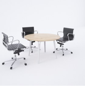 Resim tuundesign Nova 110 Çap Daire Toplantı Masası 