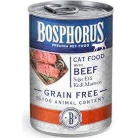 Resim Bosphorus Sığır Etli Konserve Yetişkin Kedi Maması 12 x 415 G 