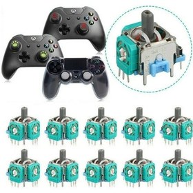 Resim 10 Adet Yedek Denetleyici Og Çubuk Joystick Onarım Parçaları Ps4 Xbox One Joystick Eksen Og Sensör Modülü Yeni 