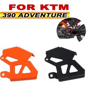 Resim Dinosaurs Turuncu, Ktm 390adv 19-23 Yaş İçin Uygundur, Modifiye Edilmiş Alüminyum Alaşımlı Zincir Koruma Kapağı, Küçük Dişli Koruma Kapağı Gosterildigi Gibi 