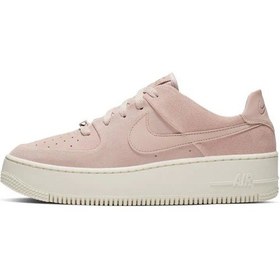 Resim Nike Air Force 1 Sage Low Leather Womens Sneaker Pink Hakiki Deri Kadın Günlük Spor Ayakkabı Pembe Pembe 