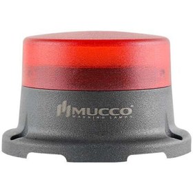 Resim MUCCO Snt-m725-fb Flaşör-buzzer Ledli Mini Tepe Lambası 40-260v Ac/dc-kırmızı 