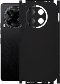 Resim Tecno Camon 30 4G (CL6) ile Uyumlu Mat Siyah Arka Kaplama 