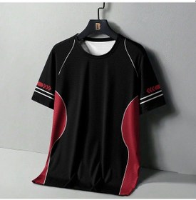 Resim Oufisunyaz Erkek Spor T-shirt - Rahat Kısa Kollu Çabuk Kuruyan Streetwear Tshirtturuncu Turuncu 