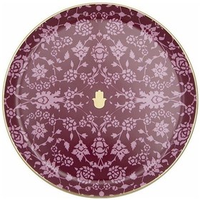 Resim Porland Glamorous Fuşya Düz Tabak 24cm 