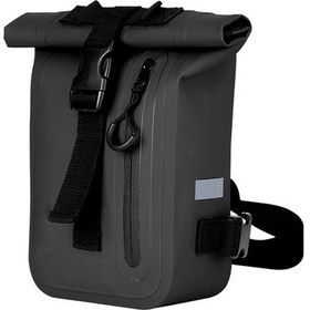 Resim Ranyeek Motorcycle Sırt Çantası Siyah 500d Pvc Su Geçirmez 2-4l Hafif Taşınabilir Yolcu Çantası Yansıtıcı Çizgili Hızlı Kurulum Siyah 