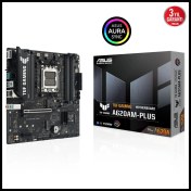 Resim Asus Tuf Gamıng A620AM-PLUS, 4xddr5, 2x M.2, Hdmı, 2xdp, Amd Ryzen 7000 Serisi, Am5 Soket Anakart 