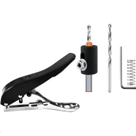 Resim Kağıt Işçiliği Için 8mm Ağır Hizmet Tipi Tek Delik Delgeç, 20 Sayfalık Delgeç Kapasitesi, Yuvarlak Delgeç Pense Kağıt Kesici (Yurt Dışından) 