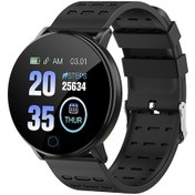 Resim Mufunye Lp719 Akıllı Saat: Kalp Atışı, Ekg, Adım Sayar, Uyku Takibi, Çoklu Spor Modu, Ip68 Su Geçirmez, Bluetooth 4.0, Siyah 
