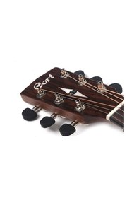 Resim Cort Earth70Lhop Akustik Gitar Solak Open Pore Masif Ladin Kap 