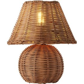 Resim Gırona Rattan Hasır Abajur Masa Lambası Diğer 