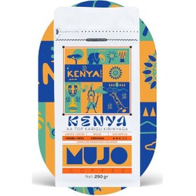 Resim Kenya Aa Top Karigu, Kirinyaga Çekirdek Kahve-250gr-french Press French Press 