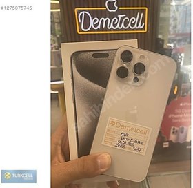 Resim Apple iPhone 15 Pro Max İkinci El TR | 256 GB | Beyaz 