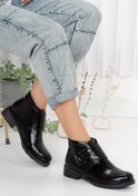 Resim NgrC Ha013 Siyah Rugan Bootie KDNTBT00041R-3955 