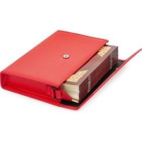 Resim 30 Cüz Özel Taşıma Çantalı Hatmi Şerif Rahle Boy Kuranı Kerim Kırmızı 