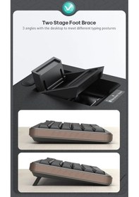 Resim Miaxtreme 99 Tuş Zarif Tasarım Dual Mode Bağlantı Kontrol Ofis Gaming Klavye 