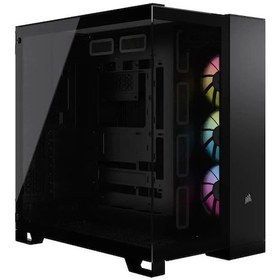 Resim Corsair İcue Lınk 6500x Rgb Tempered Glass Siyah Usb 3.2 Atx Mid Tower Kasa Cc-9011269-ww 