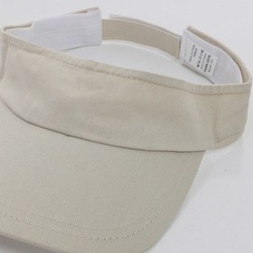 Resim Uv Koruyuculu Unisex Siperlikli Bej Şapka Bej 