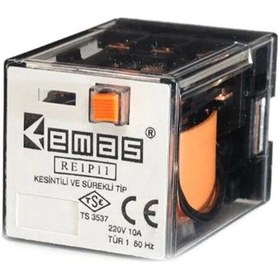 Resim Emas 11 Pinli Endüstriyel Role 12v Ac 