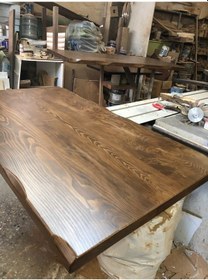 Resim Bintaşmobilya Doğal Ağaç Kütük Masa Üst Tablası 